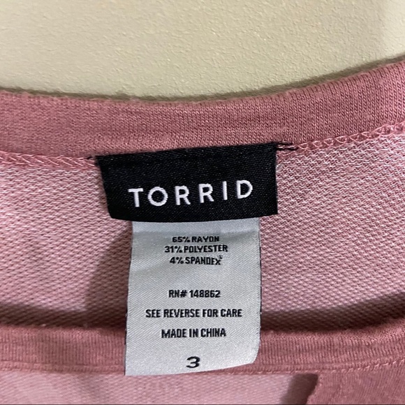Torrid 3x SWEATSHIRT - Picture 5 of 7